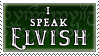 I speak Elvish