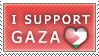 I support Gaza