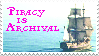 Piracy is archival